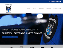 Tablet Screenshot of crimetek.com